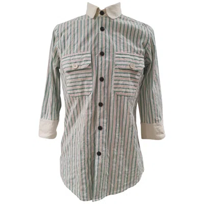 Pre-owned Dsquared2 Vintage Cotton Shirt For Men, Size 50, 1990s, Good Condition In Gray