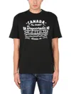 Dsquared2 Dsquared Men Logo Print T-shirt In Black