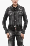 Dsquared2 Vintage Effect Denim Jacket