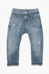 Dsquared2 Vintage Effect Jeans In Blue
