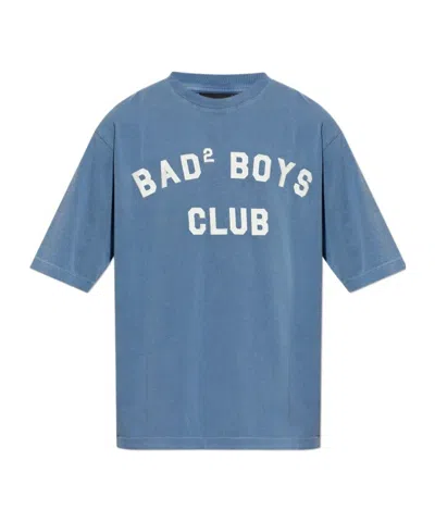 Dsquared2 Vintage Fade Loose Fit T-shirt In Blue