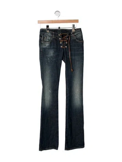 Pre-owned Dsquared2 Vintage Flared Jeans W/ Tags In Black