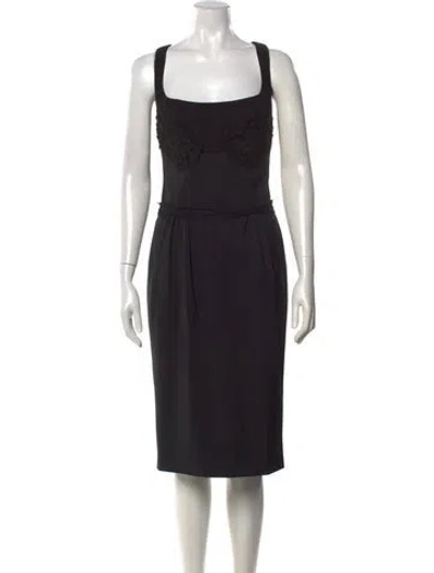 Pre-owned Dsquared2 Vintage Knee-length Dress In Black