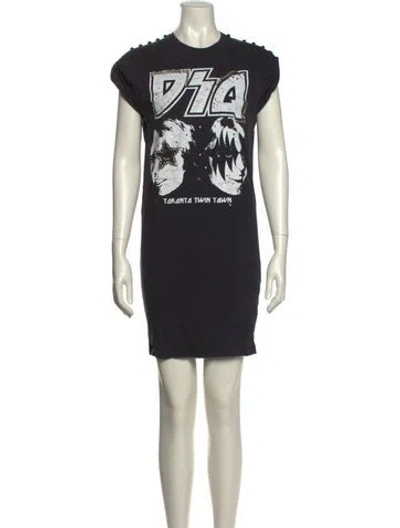Pre-owned Dsquared2 Vintage Mini Dress In Black