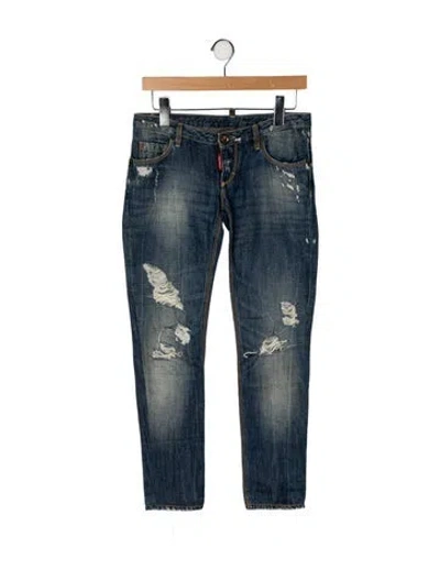 Pre-owned Dsquared2 Vintage Skinny Leg Jeans In Blue