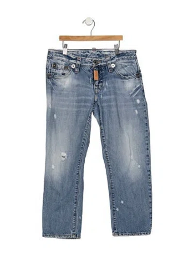 Pre-owned Dsquared2 Vintage Straight Leg Jeans In Blue