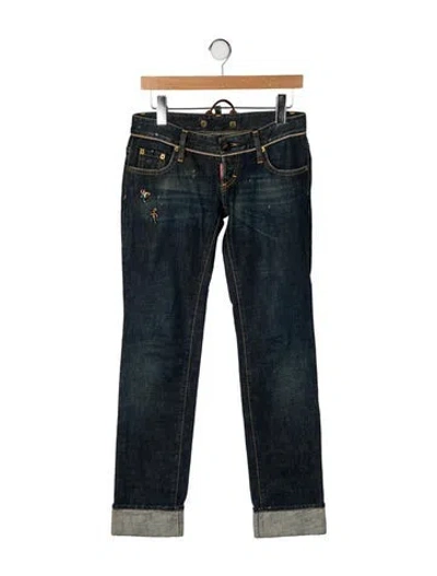Pre-owned Dsquared2 Vintage Straight Leg Jeans In Multi