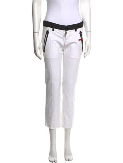 Pre-owned Dsquared2 Vintage Straight Leg Pants In White