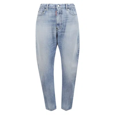Dsquared2 Vintage Wash Jeans In Blue