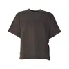 Dsquared2 Loose Ada Fit Raw Edge T-shirt In Brown