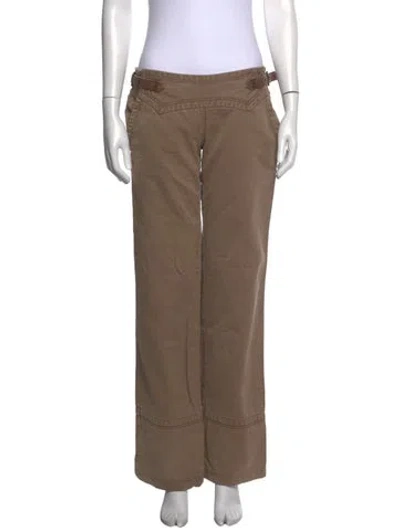 Pre-owned Dsquared2 Vintage Wide Leg Pants In Brown