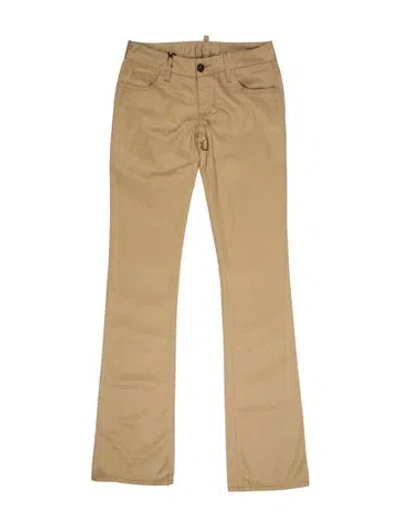Pre-owned Dsquared2 Vintage Wide Leg Pants In Neutral