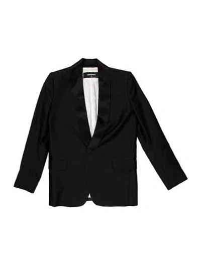 Pre-owned Dsquared2 Virgin Wool Blazer In Black