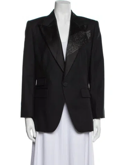 Pre-owned Dsquared2 Virgin Wool Blazer In Black