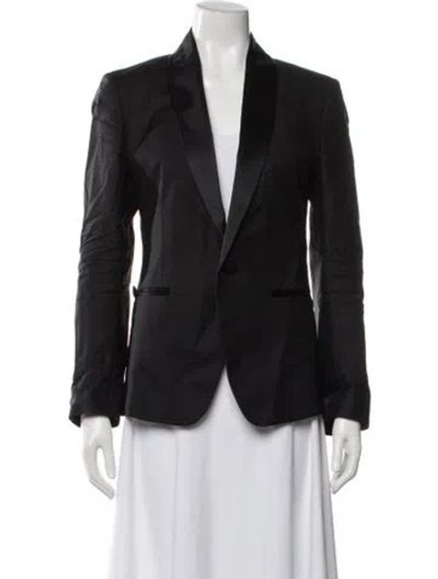 Pre-owned Dsquared2 Virgin Wool Blazer In Black