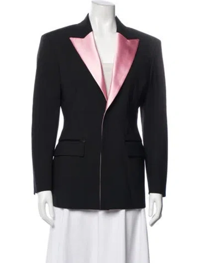 Pre-owned Dsquared2 Virgin Wool Blazer In Black