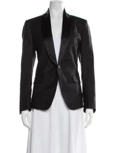 Pre-owned Dsquared2 Virgin Wool Blazer In Black