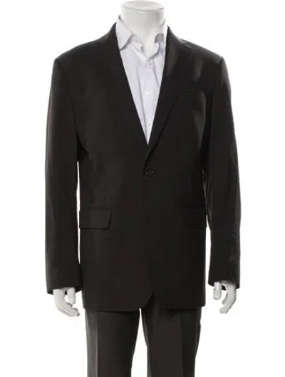 Pre-owned Dsquared2 Virgin Wool Blazer In Gray