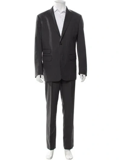 Pre-owned Dsquared2 Virgin Wool Blazer In Gray