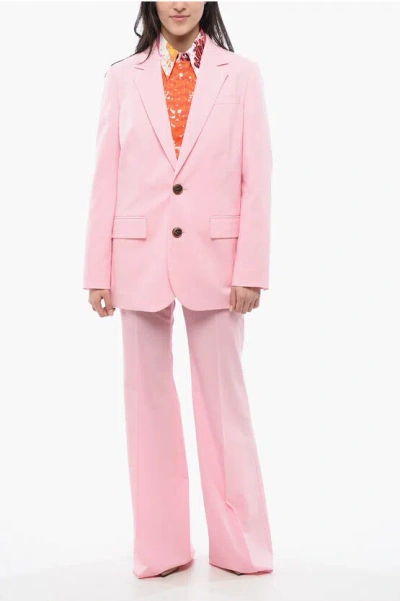 Dsquared2 Virgin Wool Blend Downtown Suit In Pink