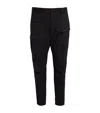 Dsquared2 Skinny Cargo Trousers In Black