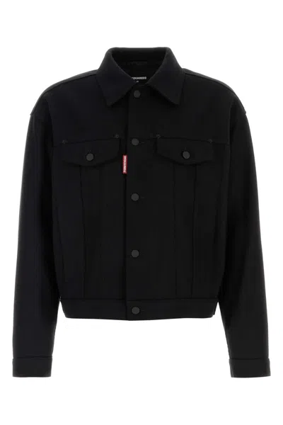 DSQUARED2 DSQUARED2 VIRGIN WOOL DENIM JACKET