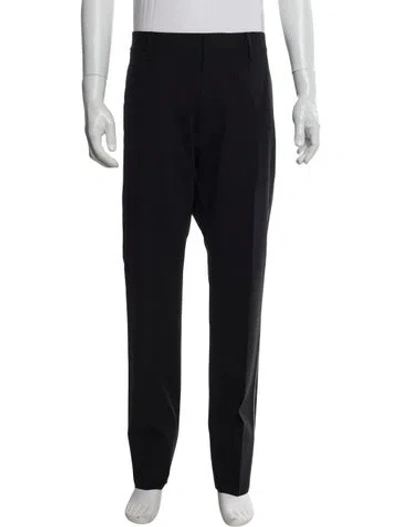 Pre-owned Dsquared2 Virgin Wool Dress Pants In Black