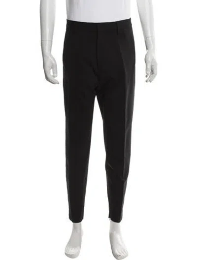 Pre-owned Dsquared2 Virgin Wool Dress Pants In Black