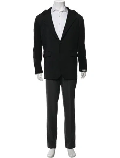 Pre-owned Dsquared2 Virgin Wool Jacket In Black