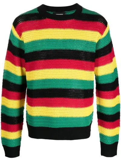 Dsquared2 Virgin-wool Jumper In Multi