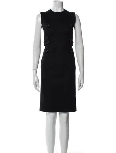 Pre-owned Dsquared2 Virgin Wool Knee-length Dress In Green