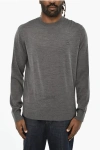 Dsquared2 Virgin Wool Lightweight Crew-neck Sweater In Black