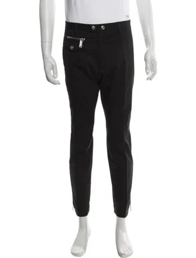 Pre-owned Dsquared2 Virgin Wool Pants In Black