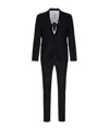 Dsquared2 Single-breasted Wool-blend Suit In Black