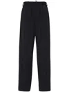 Dsquared2 Virgin Wool Straight-leg Trousers In Black