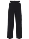 Dsquared2 Virgin Wool Straight-leg Trousers In Black