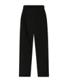 Dsquared2 Virgin Wool Straight-leg Trousers In Black