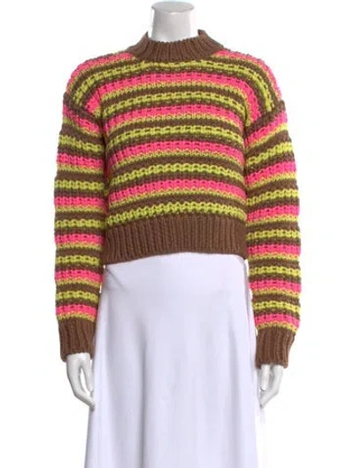 Pre-owned Dsquared2 Virgin Wool Striped Sweater W/ Tags In Multi