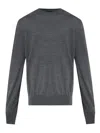Dsquared2 Grey Virgin Wool Sweater In Multi