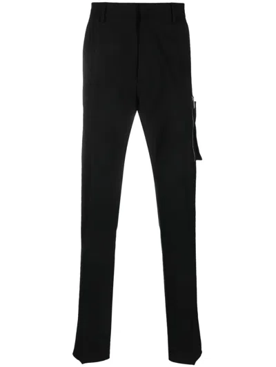 Dsquared2 Virgin-wool Tailored Trousers In Black