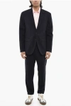 Dsquared2 Virgin Wool Turn Up Cuff 2-button Suit In Black