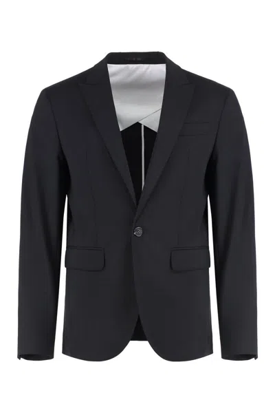 Dsquared2 Virgin Wool Two-piece Suit In Black