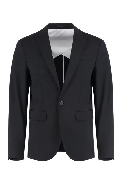Dsquared2 Virgin Wool Two-piece Suit In Black