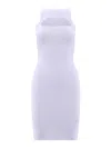 Dsquared2 Dsquared Women Dress Cut Out In Blanco