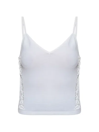 Dsquared2 V-neck Cut-out Knitwear In Gray