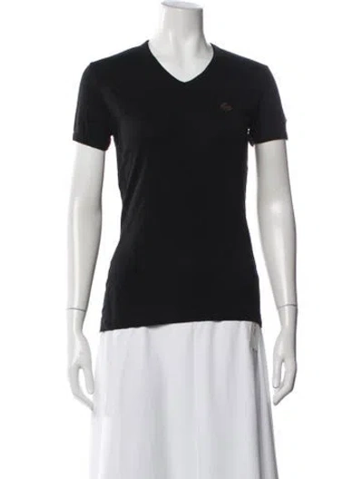 Pre-owned Dsquared2 V-neck Short Sleeve T-shirt In Black