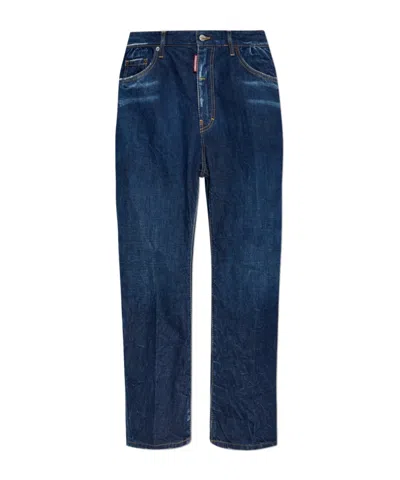 DSQUARED2 DISTRESSED FIVE-POCKETS JEANS
