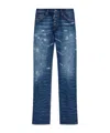 Dsquared2 Waistband Denim Trousers In Blue