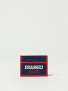 Dsquared2 Milano Credit Card Holder In Blue