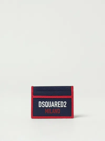 DSQUARED2 WALLET DSQUARED2 MEN COLOR BLUE,G72443009